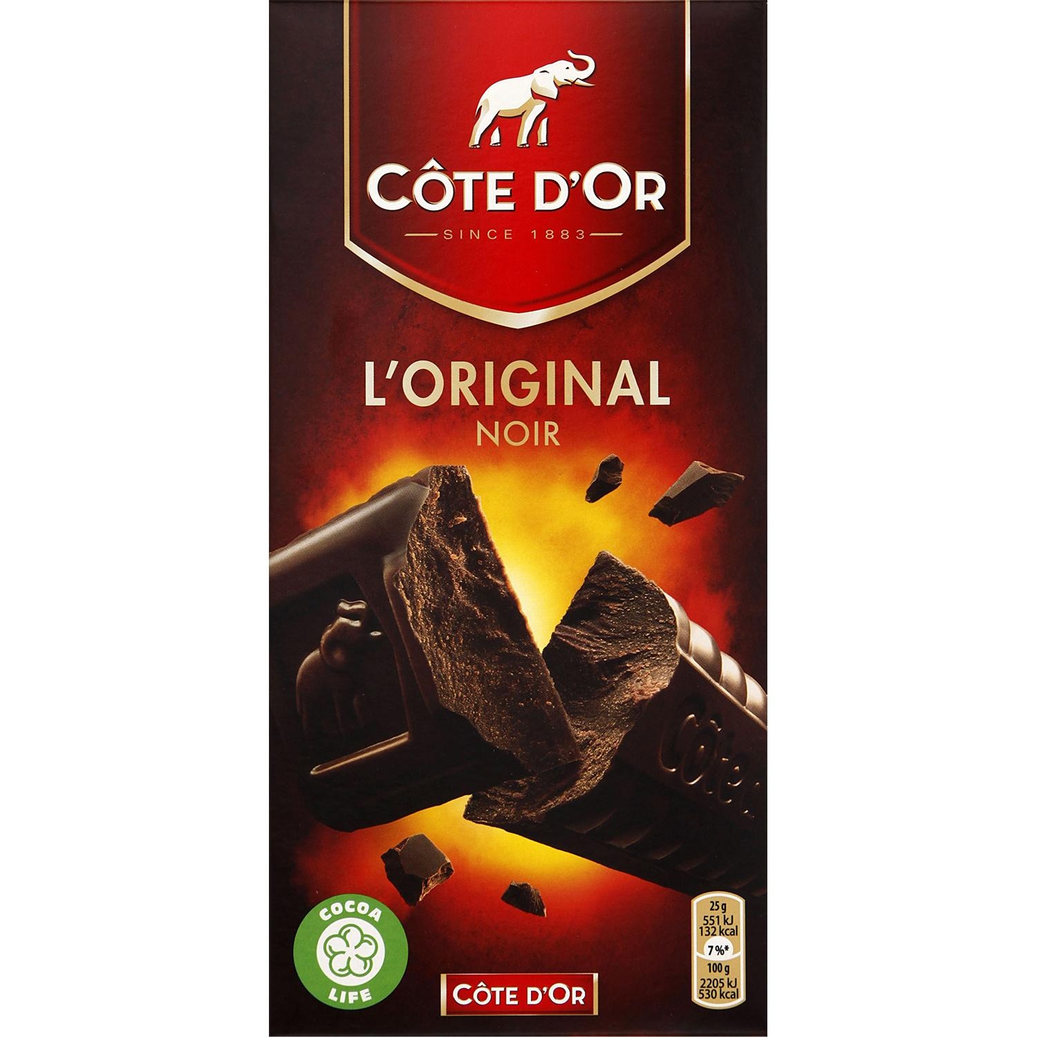 L’Original chocolat noir – Côte d’Or Belgian dark chocolate – Côte d’Or, 200g – Chanteroy – Le Vacherin Deli