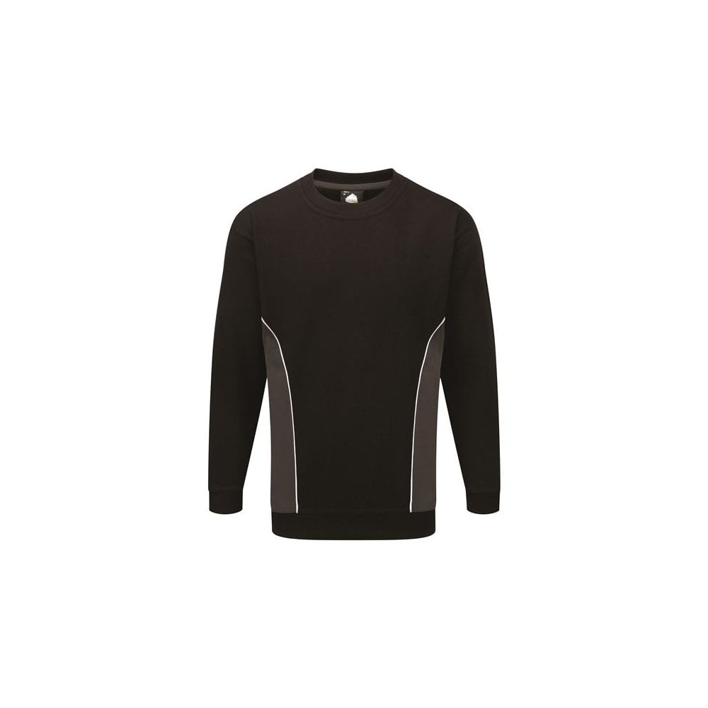 ORN 1290 Sportstone Premium Sweatshirt SIZE: XS, COLOUR: Black/Grey