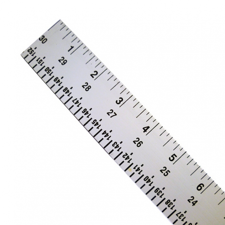 C.S. Osborne –  60″ Aluminium Rule – Dual Marked – Silver Colour – Textile Tools & Accessories