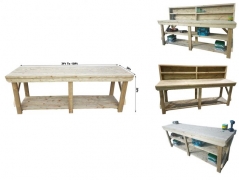 Wooden Pressure Treated Indoor / Outdoor Workbench
