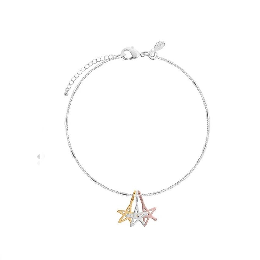 Joma Florence Outline Star Bracelet In Silver