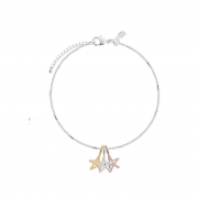 Joma Florence Outline Star Bracelet In Silver
