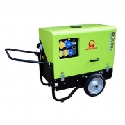 Pramac P6000S 230v/110v Diesel Super Silent Electric Start With Wheel Kit – Powerland Generators