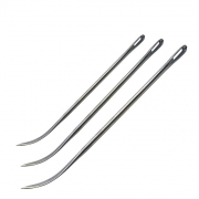 C.S. Osborne –  No. 508 Bent Packing Needles (12’s) – 5″ (10 Gauge) – Silver Colour – Textile Tools & Accessories