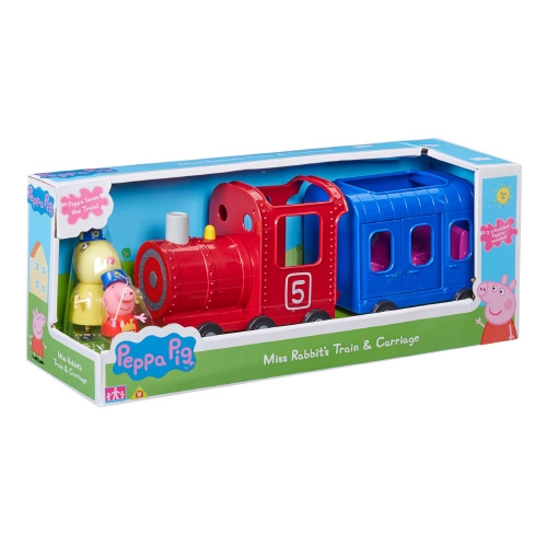 Peppa Pig Miss Rabbits Train and Carriage – Children’s Games & Toys From Minuenta