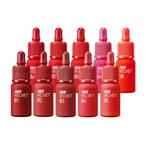 PERIPERA Ink The Velvet Tint 4g (8 Colours) #16 Heart Fuschia Pink – Lip Tint – Skin Cupid