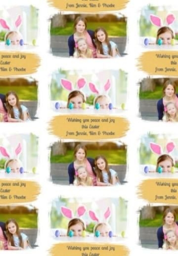 Photo Upload Two Photo Upright Yellow Paint Splash