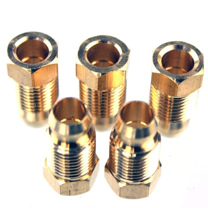 Compression nut – olive brass Ferrules set of 5 – 6mm – Under Control LTD