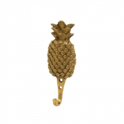 Gold Pineapple Hook decorative gold hook | The Design Yard