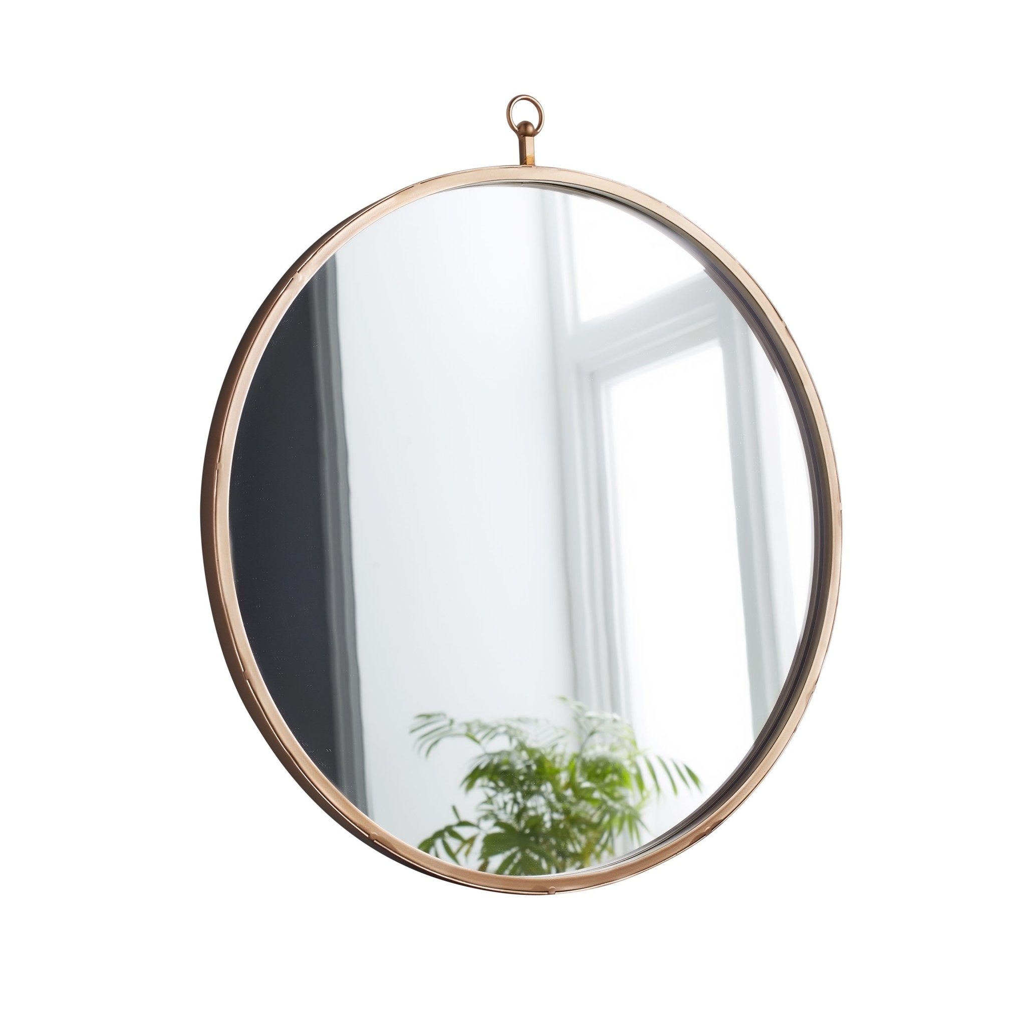 Pink Copper Round Mirror by Native Home & Lifestyle – Furniture & Homeware – The Luxe Home