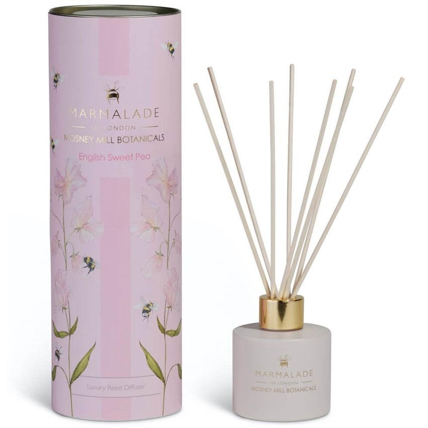 Marmalade of London Mosney Mill Reed Diffuser In English Sweet Pea