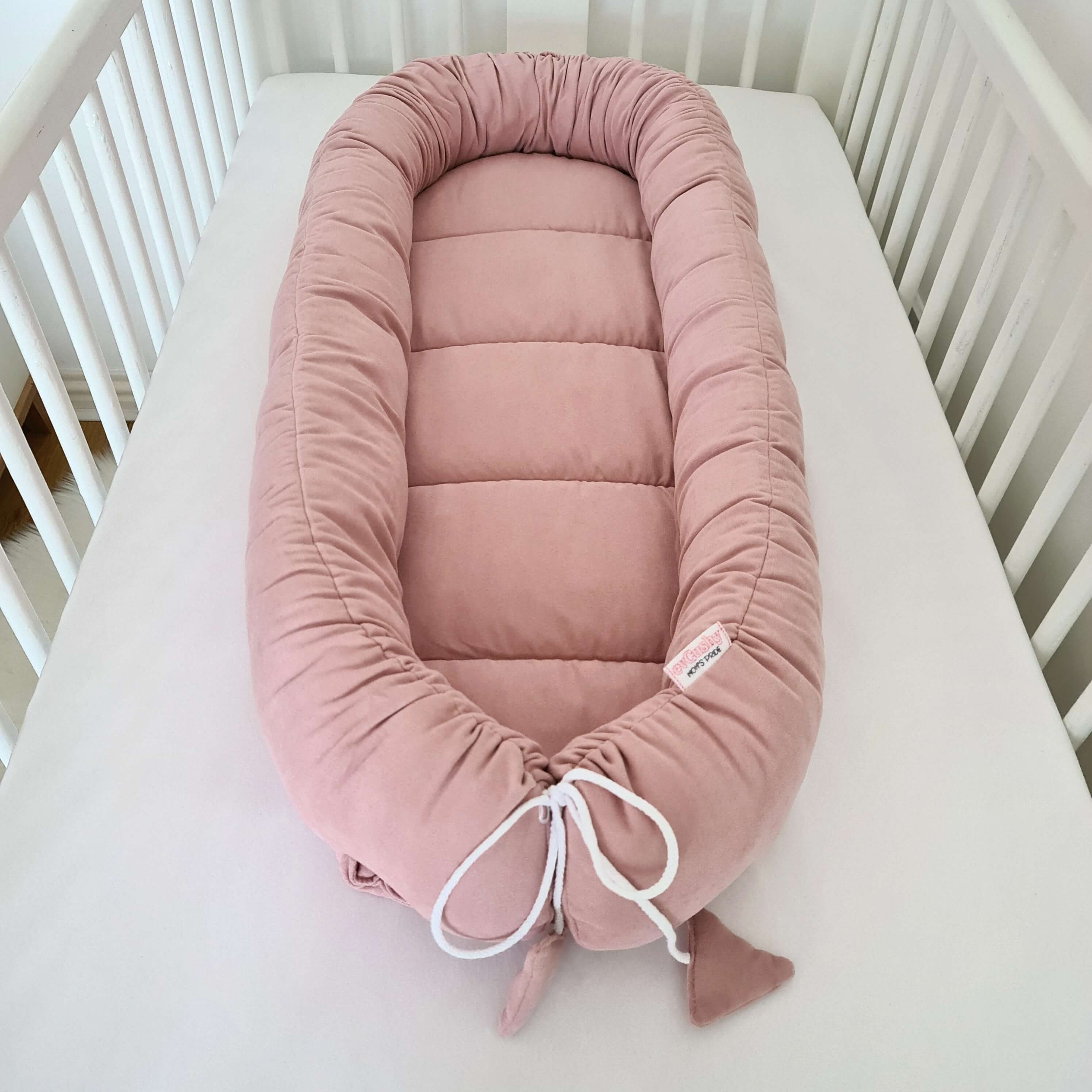 Baby Pod Nest Lounger Size-XL Up To 24 Months In Pink – Mint – Beige – Pink Pre Order Delivery Time 4 Weeks – evCushy