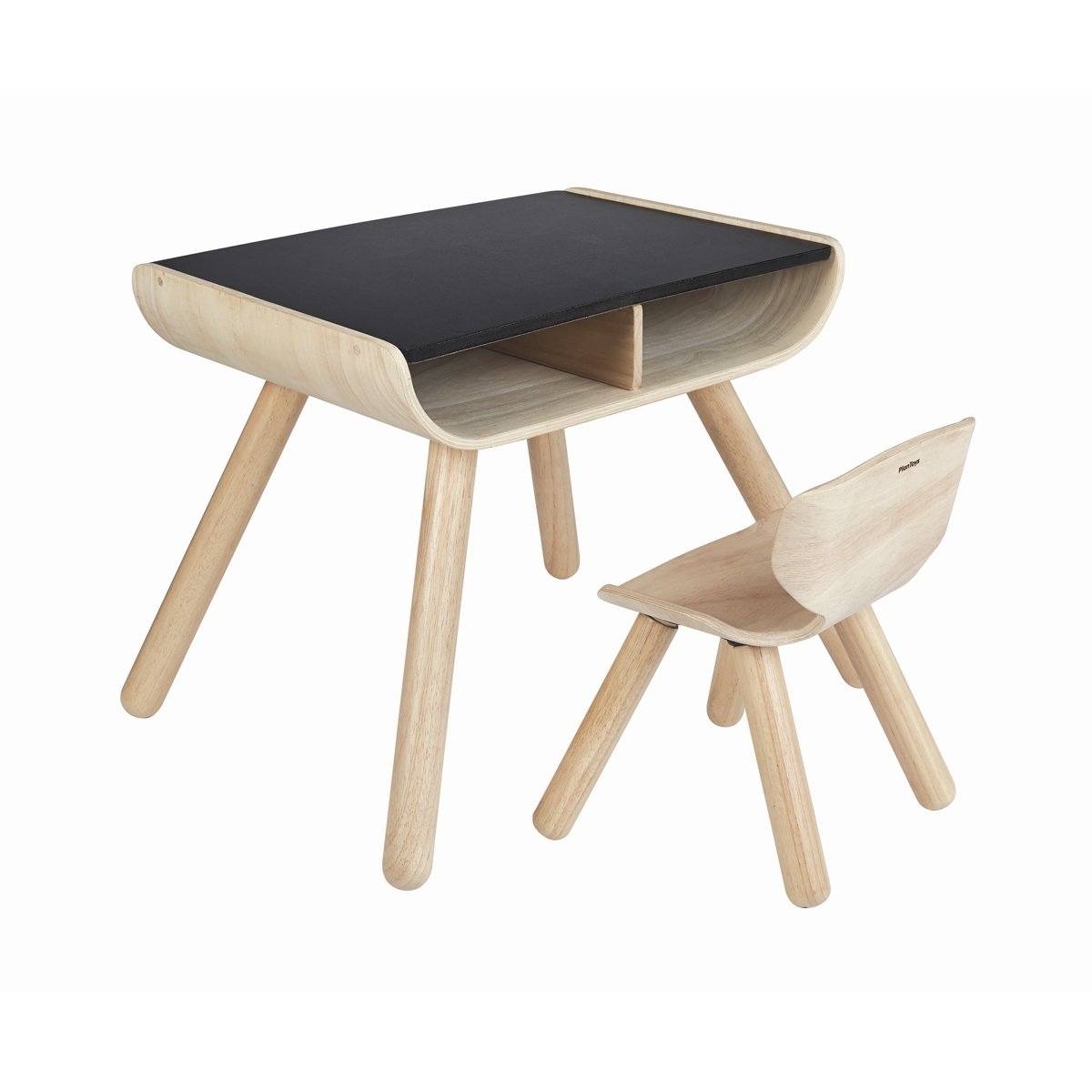 Table And Chair Black – Plan Toys – Folk Interiors