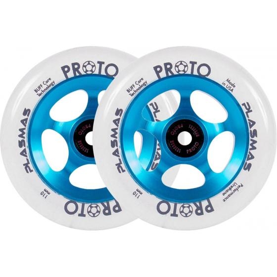Proto Plasma Scooter Wheels Electric Blue 2 Pack – Ripped Knees