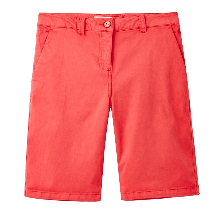 Joules Cruise Long Chino Shorts In Poppy – 16
