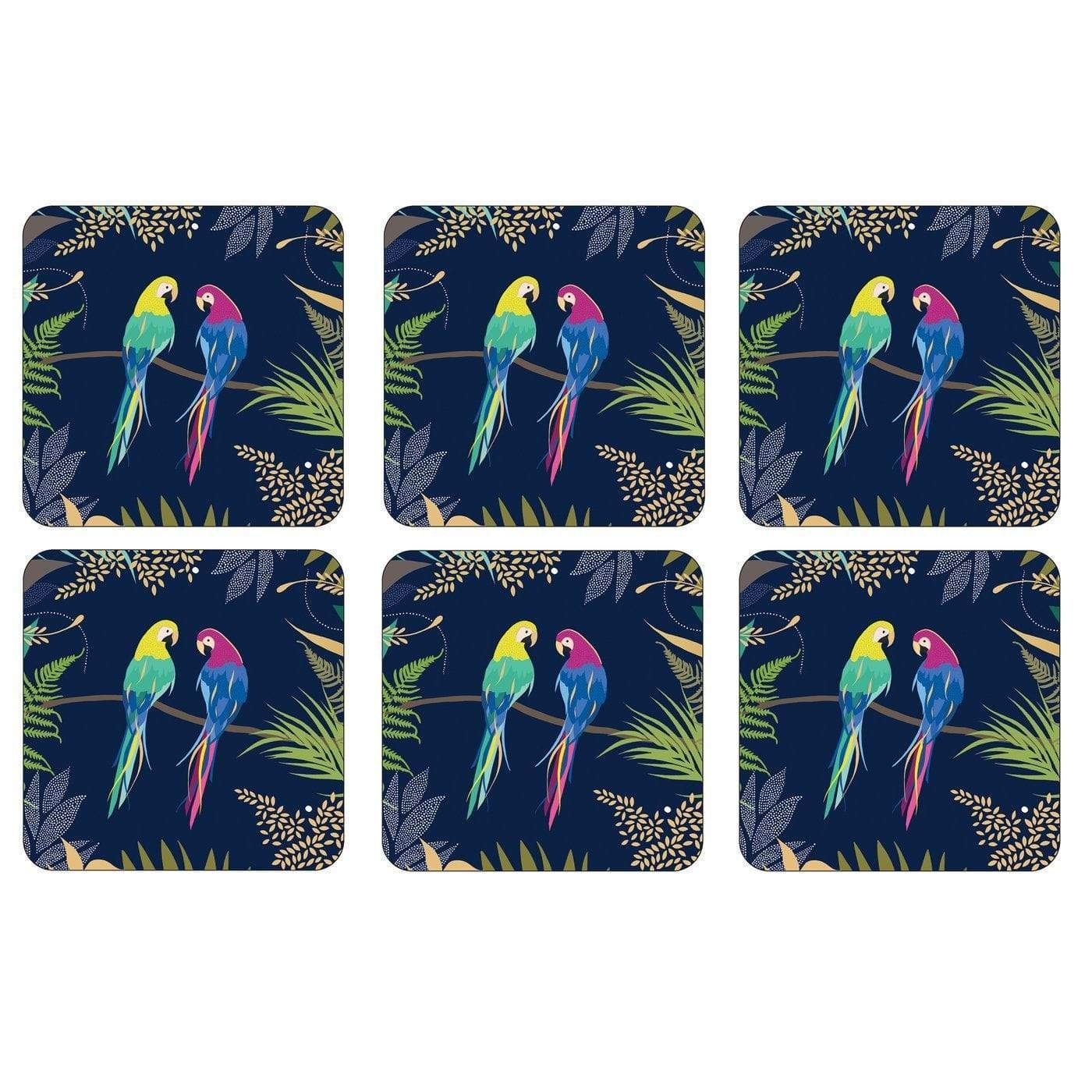 Sara Miller Parrot Coasters