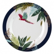 Sara Miller Parrot Melamine Side Plates S/4