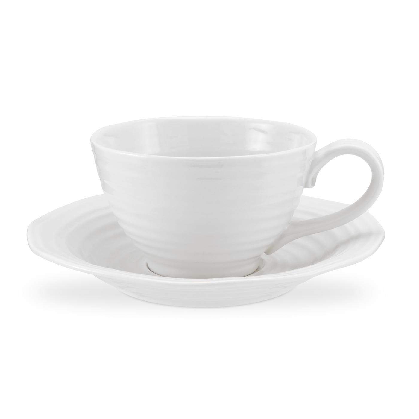 Sophie Conran for Portmeirion White Jumbo Cup and Saucer