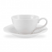 Sophie Conran for Portmeirion White Jumbo Cup and Saucer