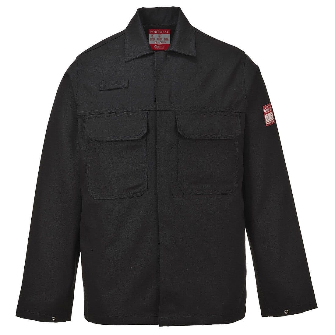 Portwest Bizweld Jacket – Black – XXXL – Flame Resistant/Protection – PPE – Taft Safety Store