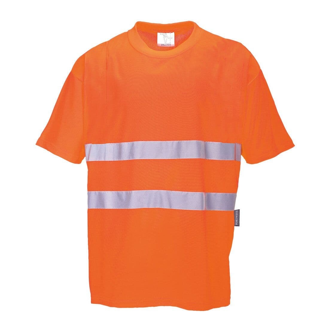 Portwest Cotton Comfort T-Shirt – Orange – M – PPE – Taft Safety Store