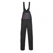 Portwest Rhine Bib & Brace – Black – L – Durable – PPE – Taft Safety Store