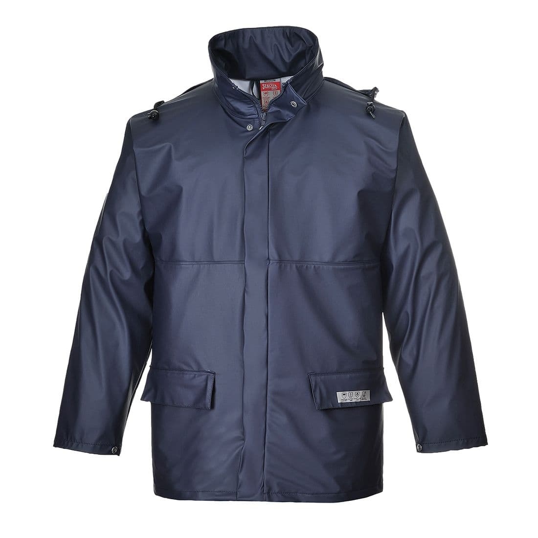 Portwest Sealtex Flame Jacket – Navy – M – Lightweight – Durable – PPE – Taft Safety Store