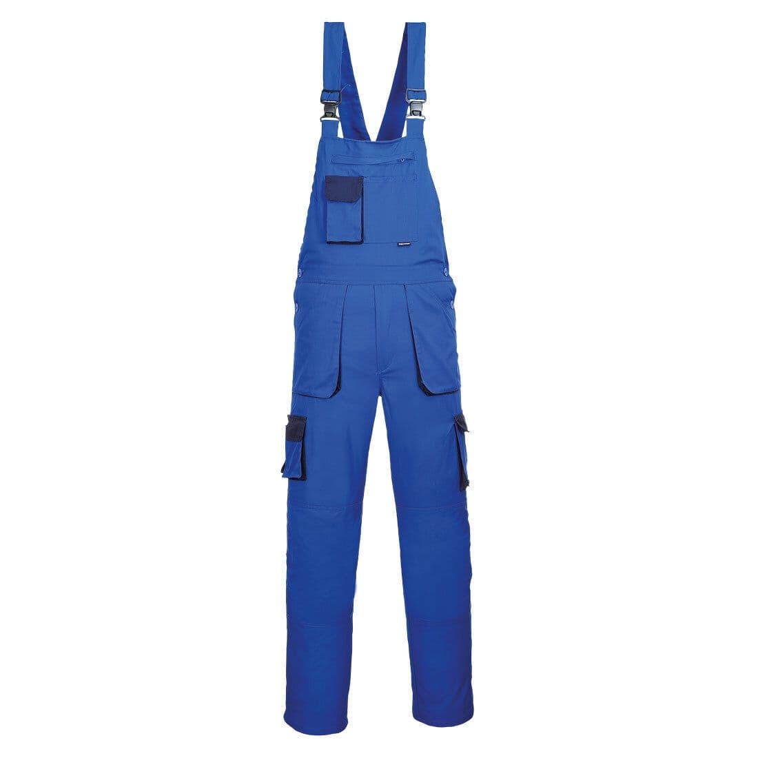 Portwest Texo Contrast Bib & Brace – Royal Blue – M – PPE – Taft Safety Store
