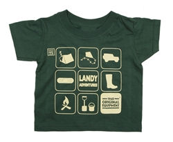 Landy Adventure Kid’s Tee – Green – Age 1 to 2