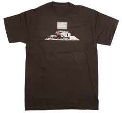 S1 T Shirt – Chocolate – Size Medium