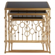 Maiza set of 3 art console tables