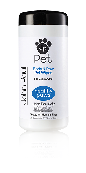 John Paul Pet Body & Paw Pet Wipes (45 sheets)