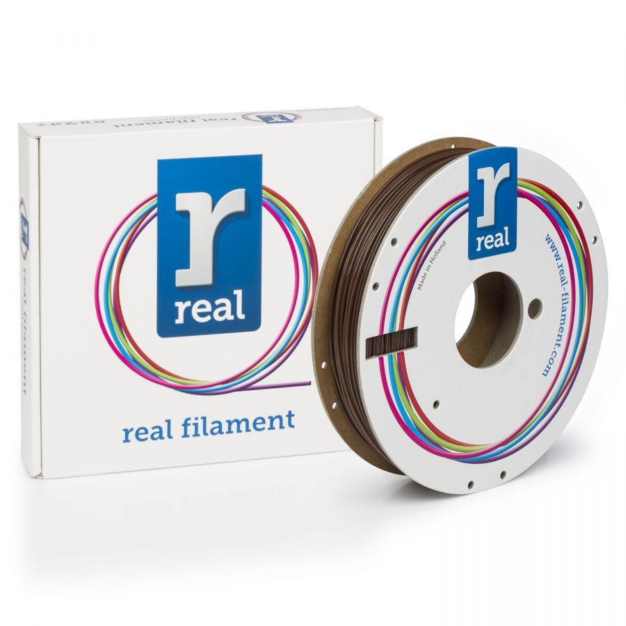 High-quality PLA filament – Normal Colors – 1.75-2.85mm – 0.5–1-3-5 KG, 1.75mm – Brown – 500g – Real Filament