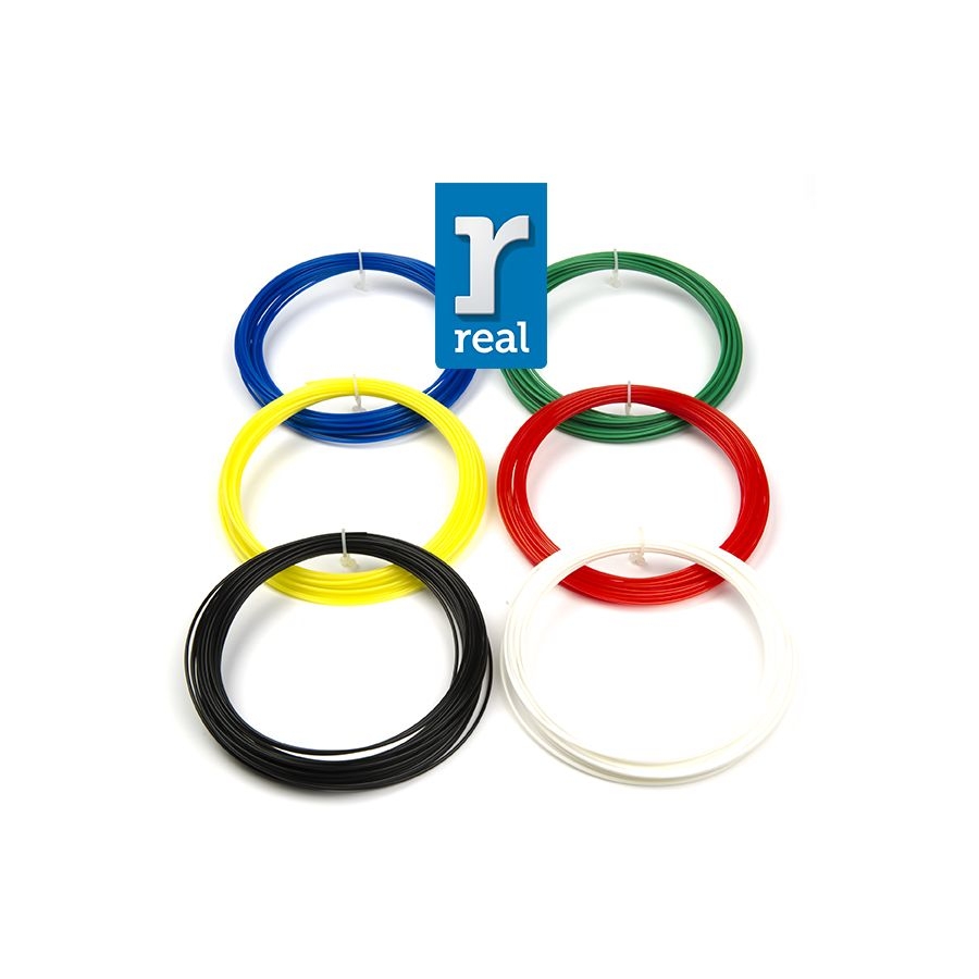 3D pen filament Christmas PLA-ABS-PETG packages ( 4,6,9 pcs – 10 m – 1.75 mm ), PETG – Opaque – 6 – Real Filament