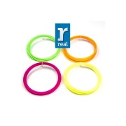 3D pen filament Christmas PLA-ABS-PETG packages ( 4,6,9 pcs – 10 m – 1.75 mm ), PLA – Fluorescent – 4 – Real Filament