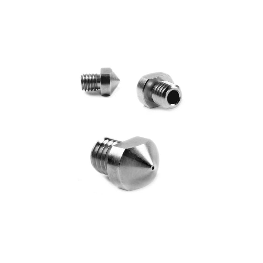 Plated Nozzle for Hexagon Hotend – M6 – 0.2-1.2 mm – 1.75 mm, 0.6 mm – Micro Swiss