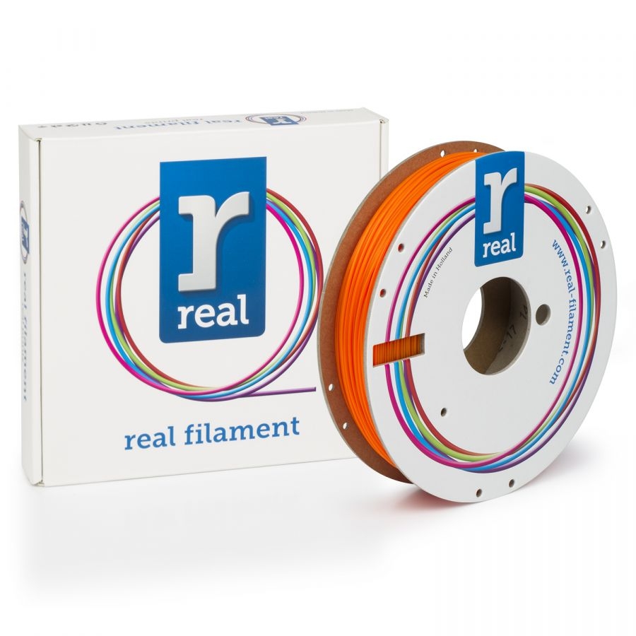 High-quality PLA filament – Fluorescent Colors – 1.75-2.85mm – 0.5-1KG, 1.75mm – Fluorescent Orange – 500g – Real Filament