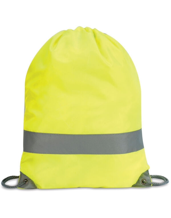 Hi-Vis Yellow Stafford Drawstring Tote Backpack – Work Safety Protective Equipment – BTC – Regus Supply