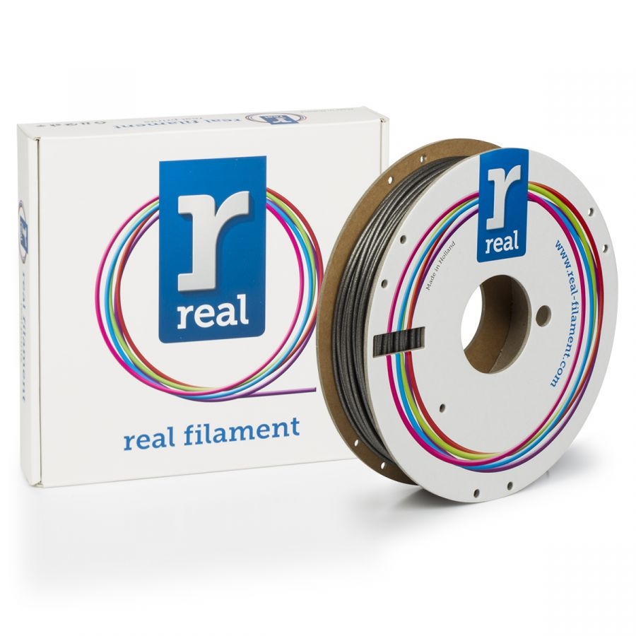 High-quality PLA filament – Sparkle Colors – 1.75-2.85mm – 0.5KG, 2.85mm – Sparkle Onyx Black – 500g – Real Filament