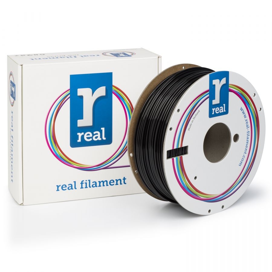 High-quality PLA filament – Normal Colors – 1.75-2.85mm – 0.5–1-3-5 KG, 2.85mm – Black – 1000g – Real Filament