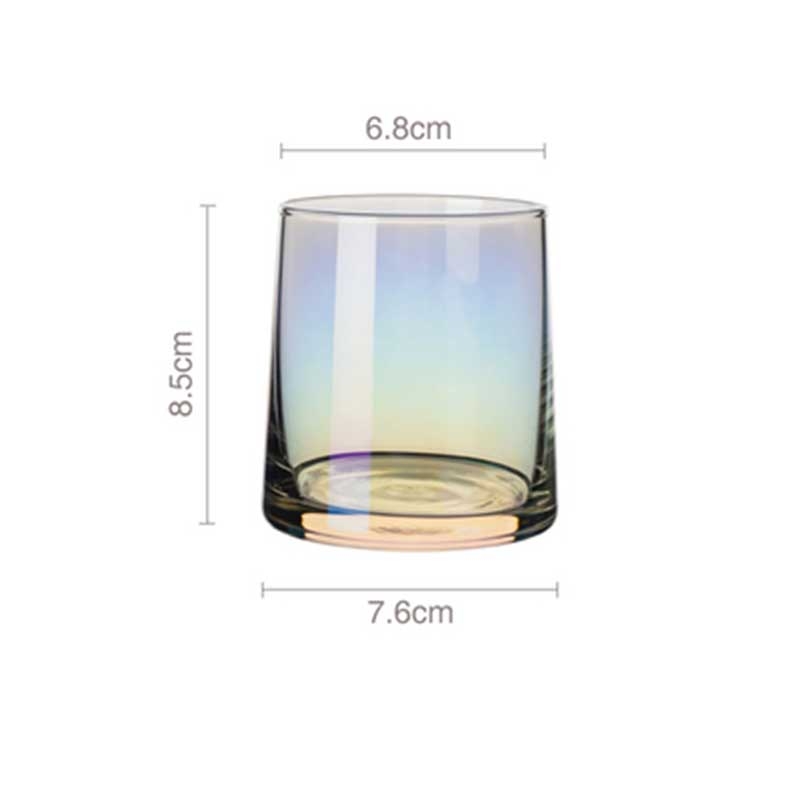 The Lowball Glass Iridescent – Decked Deco LTD