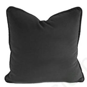 Velvet Cushion Covers 50x50cm – Black – Decked Deco LTD