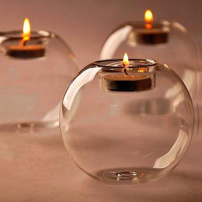 Glass Ball Candle Holder 8 cm – Decked Deco LTD