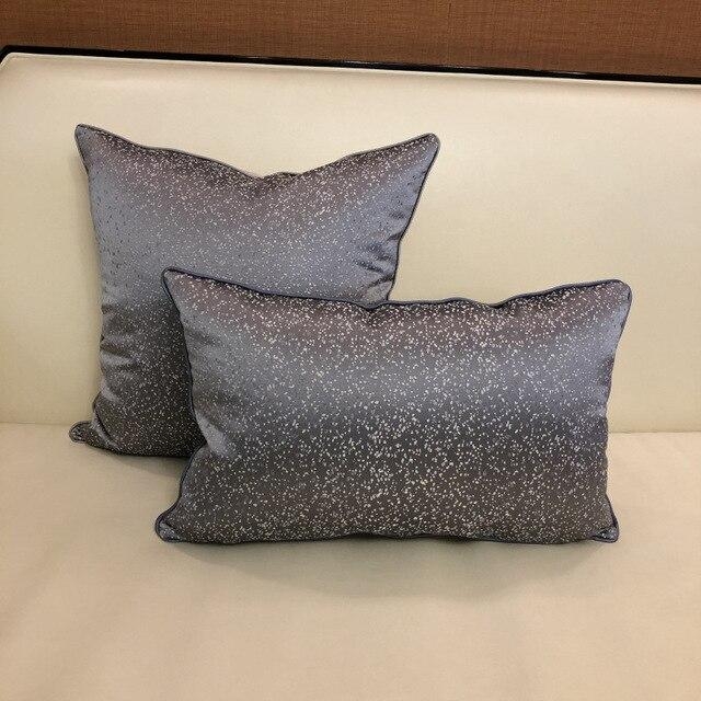 Mottled Velvet Cushion Covers 45×45 cm – Grey – Decked Deco LTD