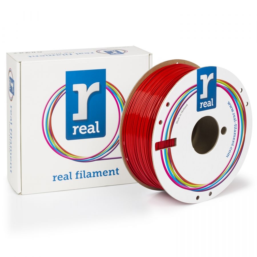 PETG filament – Recycled – Multiple Colors – 1.75-2.85mm – 1-5KG, 1.75mm – Red – 1000g – Real Filament