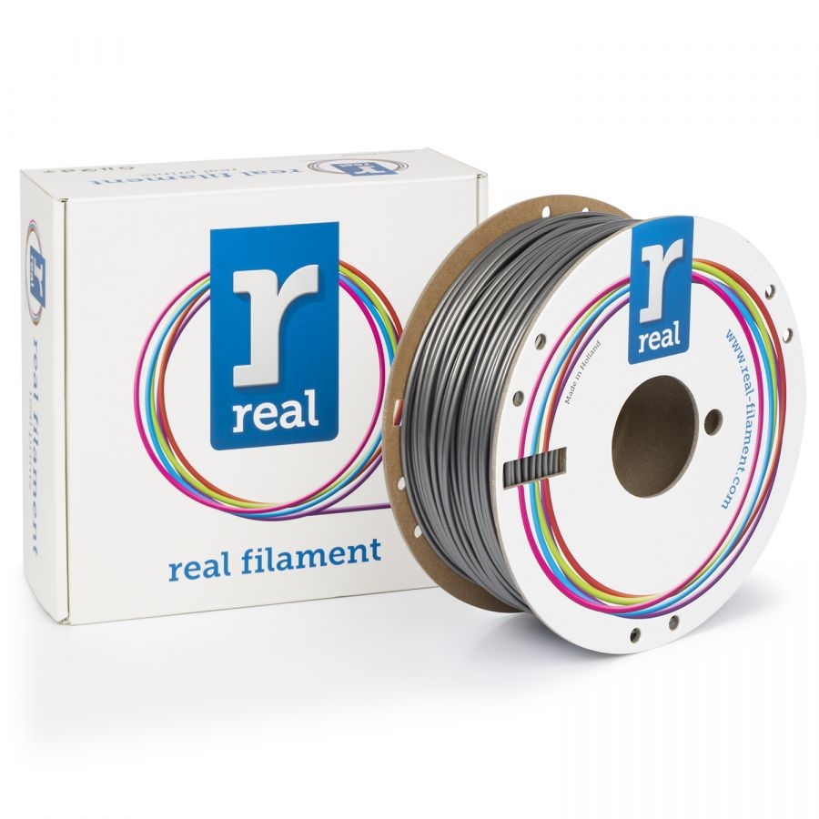 PETG filament – Recycled – Multiple Colors – 1.75-2.85mm – 1-5KG, 2.85mm – Silver – 1000g – Real Filament