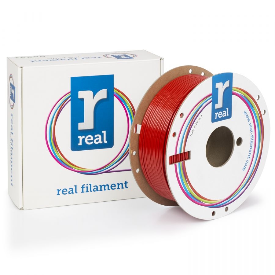 PETG filament – Recycled – Multiple Colors – 1.75-2.85mm – 1-5KG, 2.85mm – Red – 1000g – Real Filament
