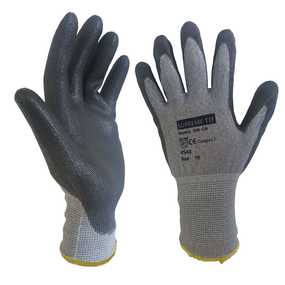 Grey Cut Level 5 Protection Gloves – Grey – L – Work Safety Protective Equipment – Supreme TTF – Regus Supply