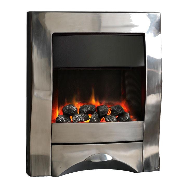 PureGlow Zara Illusion Electric Fire – Full Polished / Coal / No spacer required