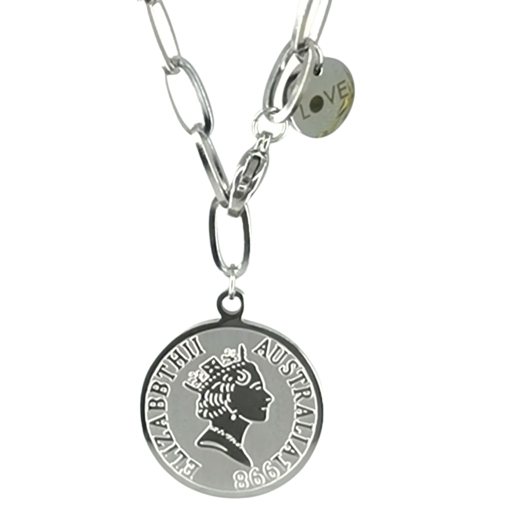 Queen Necklace 45cm – Silver – Ezavision
